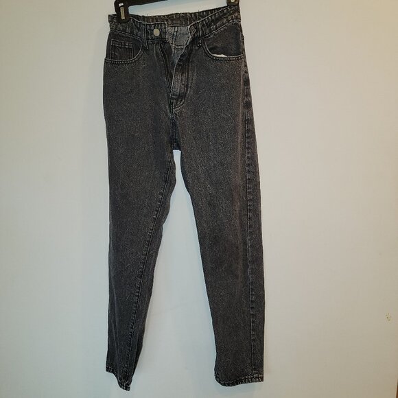 Shein Stone Washed Black/Gray Jeans, Size XS, very good condition. - Picture 1 of 4